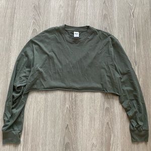 TNA laid back cropped long sleeve